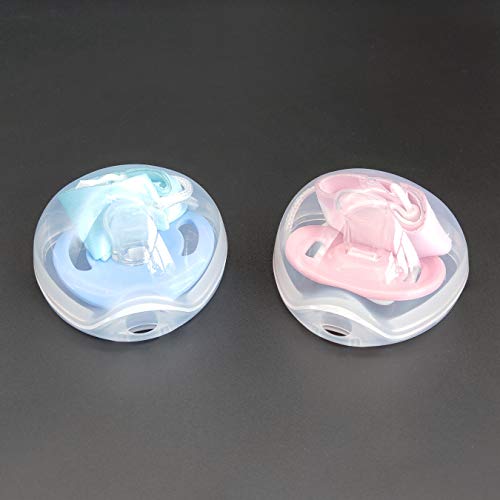 LANEYLI Pacifier Box Pacifier Shield Case Pacifier Clip Holder (Transparent)- Pack of 4 - Thumbnail 5