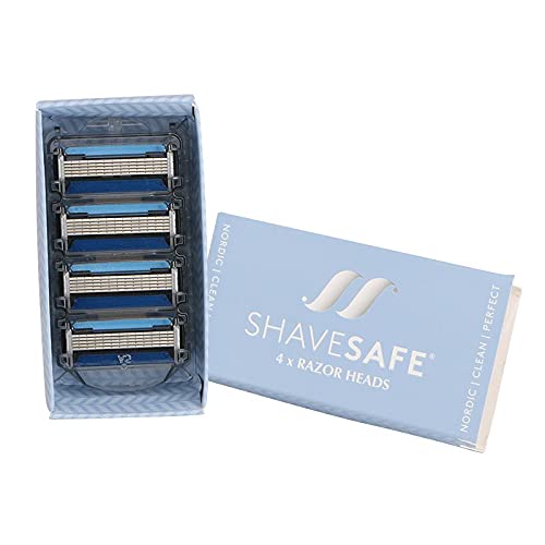 ShaveSafe Razor blades with 5-fold blade Ergonomic, ultra sharp