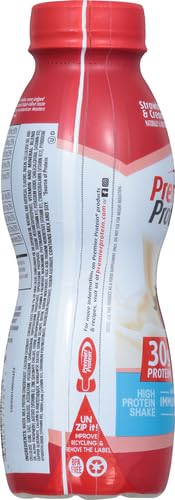 PREMIER PROTEIN SHAKE, STRAWBERRIES & CREAM, 30G PROTEIN, 1G SUGAR, 24 VITAMINS & MINERALS, NUTRIENTS TO SUPPORT IMMUNE HEALTH,11.5 FL OZ