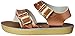 Saltwater by Hoy Girl's Sun-San Sea Wee-K Flat Sandal, Rose Gold, 4 M US Toddler