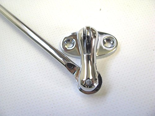 222090 Sea-Dog Line 7" Marine Boat Door Hook Chrome Brass With Swivel SURPLUS 132-4026