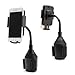 NNDA CO Universal Adjustable Gooseneck Cup Holder Cradle Car Mount For Phone iPhone LG