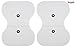 Syrtenty Snap TENS Unit Replacement Pads - Pack of 2 Reusabl Electrodes Patches for Electrotherapy & Therapy Stimulator Pad Set