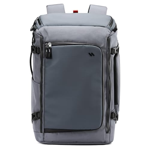 Inateck Groß Reiserucksack 40L, TSA Freundlich Handgepäck Rucksack,Grau