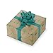 Note Card Cafe Bella Kraft Christmas Wrapping Paper | 6 Pack | 30 x 120 in rolls | Retro, Minimal Holiday Designs | Holidays, Christmas, Gifts, Presents, Exchanges, Showers | Recyclable, Biodegradable