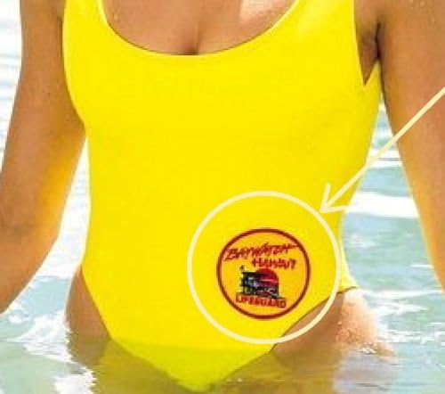 FANCY DRESS HALLOWEEN COSTUME PARTY PROP INSIGNIA: BAYWATCH HAWAII LIFEGUARD