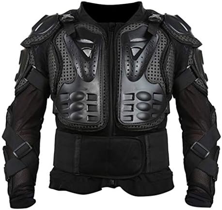 SAFETNG Motorcycle Full Body Armor Shirt Jacket Back Shoulder Protect Gear Motocross Jacket