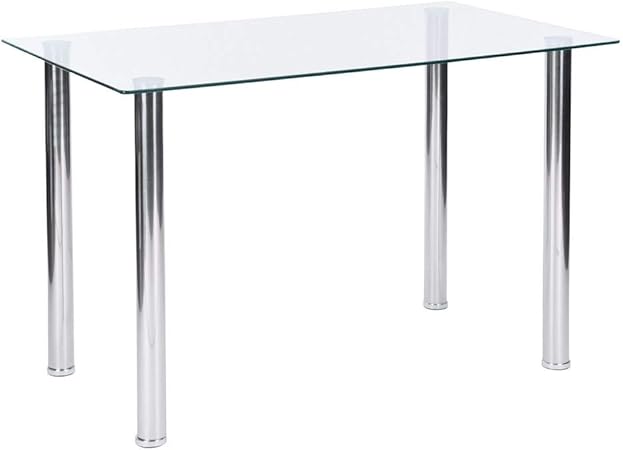 Amazon.de: Aingoo Glas Esstisch Moderne Freizeit Tee Obst Küchentisch