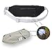 Stifter Premium Cotton Fanny Pack, Waterproof Waist Bag Pack for Man Women Outdoors Travelling Climbing, 1.5L Capacity, 5 Pockets, Modern Looking, Adjustable Belt (Black)