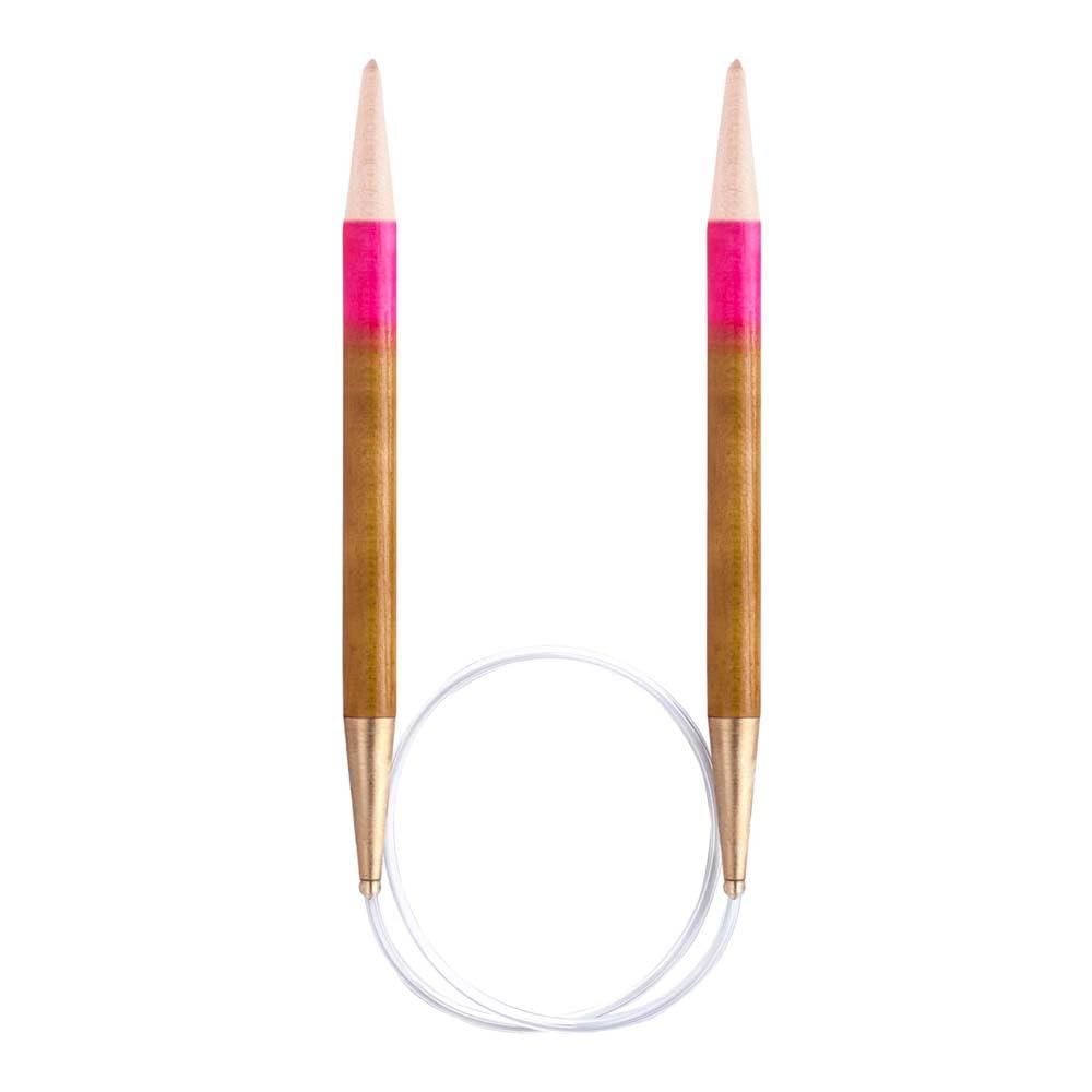 Pony Flair Circular Knitting Needles Wood 40cm 7mm - 1pc
