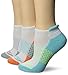 Saucony Women's 3 Pack Polka Dot No Show Athletic Sport Peformance Socks