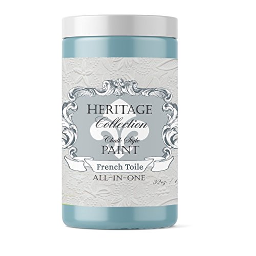French Toile, Heritage Collection All In One Chalk Style Paint (NO WAX!) (8oz)