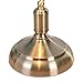 OCSEVE Retro Bankers Table Lamp, Bedside Green Vintage Lamp Shade with Brass Base