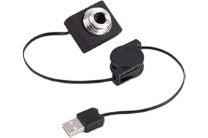 USB 30M Mega Pixel Webcam,Digital Video Camera Web Cam,Plug and Play,for Pc Laptop Notebook Computer Clip-On Camera-Black Fas