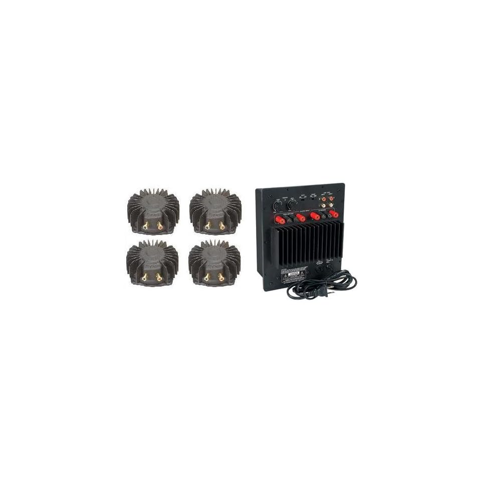 Home Theater Bass Shaker System for four seats Four Aura Pro shakers