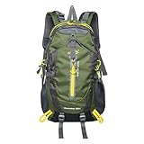 PioneerHiker 40L Casual Lightweight Water-resistant Hiking Backpack Daypack for Outdoor Hiking Camping Sports Travel Climbing