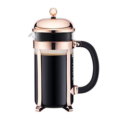 Bodum - 11652-18 - Chambord - Cafetière À Piston 8 Tasses - 1 L - Cuivre