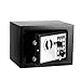 Security Safe with Digital Electronic Lock, Office/Home Safe Box, Steel Alloy Safe - Includes Keys and Batteries (US STOCK) (Dark)
