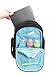Swish Baby Diaper Bag Backpack w/Insulated Pockets and Stroller Strap - Large Waterproof Multi-Function Travel Organizer - Changing Pad, Bottle Holder and Pacifier Clip Included (Black)