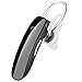 GLCON G-01 Wireless Bluetooth Headset with Mic, Voice Control Earpiece, Caller Number Prompt, Hands Free Phone Ear Piece with Microphone Buds for iPhone X 8 plus,Galaxy S9 S8 Note 8 Cell Phones, Black