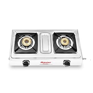 Master® Compact Stainless Steel Gas Stove 2 Burner I 2 Years Warranty I Door Step Service