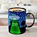 BigMouth Inc Color Changing UFO Mystery Mug, Holds 16oz, Ceramic Cup for Coffee and Tea with Handle, Funny Novelty Cup