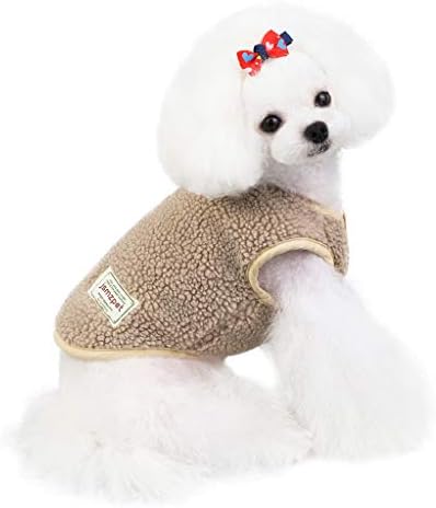 ずっと北 犬服 秋冬 両面ベスト モコモコ ボアフリース 犬コスチューム クリスマス ペット服 ドッグウェア 便利 介護 小中型犬服 犬猫服 フルボタンベストシャツ お散歩 飛ぶ毛の対策 寒気入れない アースリーケア B043ggng 375円 人気海外一番 100 品質保証