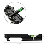 Totoo Metal Bubble Spirit Level Anti Cant for 20mm Weave Picatinny Rail Scope Mounts Sight with Wrench