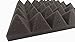 6 pack - Acoustic Foam Sound Absorption Pyramid Studio Treatment Wall Panels, 2