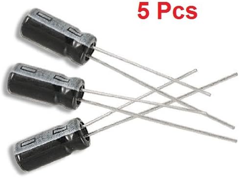 E-Projects B-0002-F02 Radial Electrolytic Capacitor, 220uF, 16V, 105 C (Pack of 5)