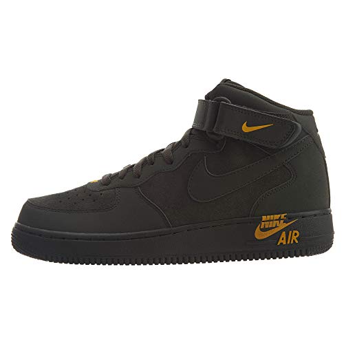 Nike Mens Air Force 1 MID Emblem Shoes Sequoia/Yellow Ochre 315123-304 Size 10