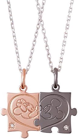 ミッキーミニー シルバー ペアネックレス Di Sn1803dm 1804dm Matrizoffice Com Br