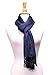 AN Womens Navy Blue Pashmina Shawl Wrap Scarf with Tassels