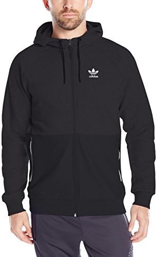 adidas Originals Men's Outerwear Sport Luxe Mix Hoodie, Black, X-Large at Amazon Menâs Clothing 