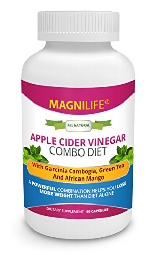 MagniLife Apple Cider Vinegar Combo Diet with Garcinia Camogia & African Mango 60 Capsules MagniLife Apple Cider Vinegar Combo Diet with Garcinia Camogia & African Mango 60 Capsules