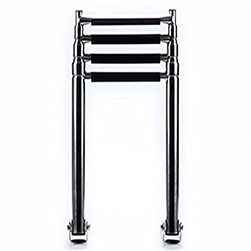 spareflying 4 Step Stainless Steel Telescoping Marine Boat Yacht Ladder Swim Step by