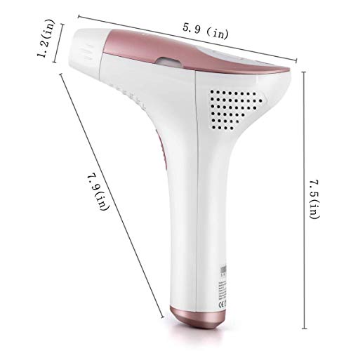 MONESAO IPL Hair Removal System - Painless Permanent IPL Hair Removal Device - With 5 Levels for Different Skin - 400000 Flashes (TUMAKOU-T2 IPL Hair Removal System)