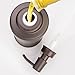 mDesign Liquid Hand Soap Dispenser Pump Bottle for Kitchen, Bathroom | Also Can be Used for Hand Lotion & Essential Oils - Pack of 2, Bronze
