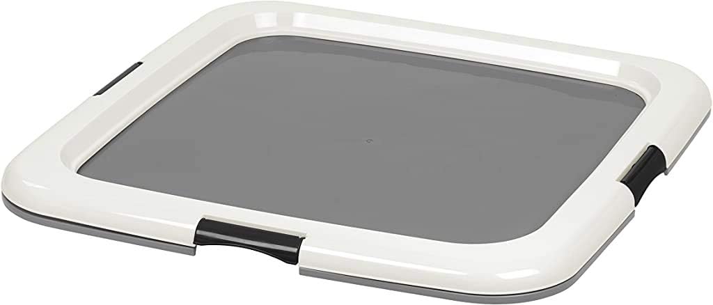 IRIS'-Sq Square Pet Training Pad Holder, Dark Gray : Pet Supplies