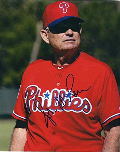 Autographed Signed John Mclaren 8x10 Philadelphia Phillies Photo