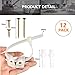 Baby Furniture Straps (12packs) Baby Proofing Anti Tip Furniture Anchor Kit, Adjustable Child Safety Straps Attach Furniture to Wall Keeping Toddler and Pet Safety from Falling Furniture