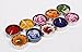 Tea Light Candles - Set of 10 - Tropical Flower Candles - Assorted Colors