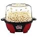 West Bend 82505 Stir Crazy Electric Hot Oil Popcorn Popper Machine with Stirring Rod Offers Large Lid for Serving Bowl and Convenient Storage, 6-Quart, Red primary
