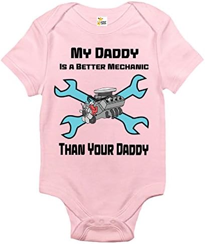 Rapunzie Baby Bodysuit - My Daddy is a Better Mechanic Than Your Daddy Baby Clothes