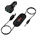 AUKEY FM Transmitter with 2-Port USB Car Charger, Built-in Mic for any Devices with 3.5mm Audio Plug
