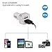 Bluetooth FM Transmitter, Wireless in Car MP3 Player Audio Radio Adapter, Bluetooth Handsfree Calling Car Kit with Dual USB Car Charger/Digital LED Display/TF Card Slot/3.5mm AUX Cable