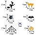 Halloween Party Table Scatter Confetti - Pumpkin Spider Webs Foil Metallic Sequins Confetti Trick or Treat Party Sprinkles Confetti Decorations, 60g