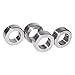 KZNANZN 5/8 Inch Bore Shaft Collar Stainless Steel Silvery Out Diameter 1.125 inches for DIY 4Pcs