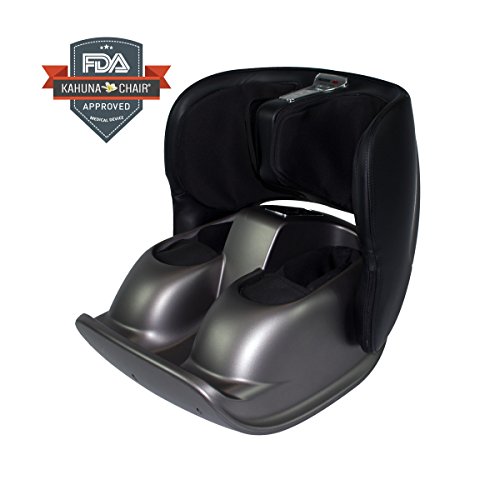 Compact portable kahuna foot massager pau (black/ gray)
