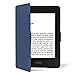OMOTON Kindle Paperwhite Case Cover - The Thinnest Lightest PU Leather Smart Cover Kindle Paperwhite fits All Paperwhite Generations Prior to 2018 (Will not fit All New Paperwhite 10th Gen),Navy Blue